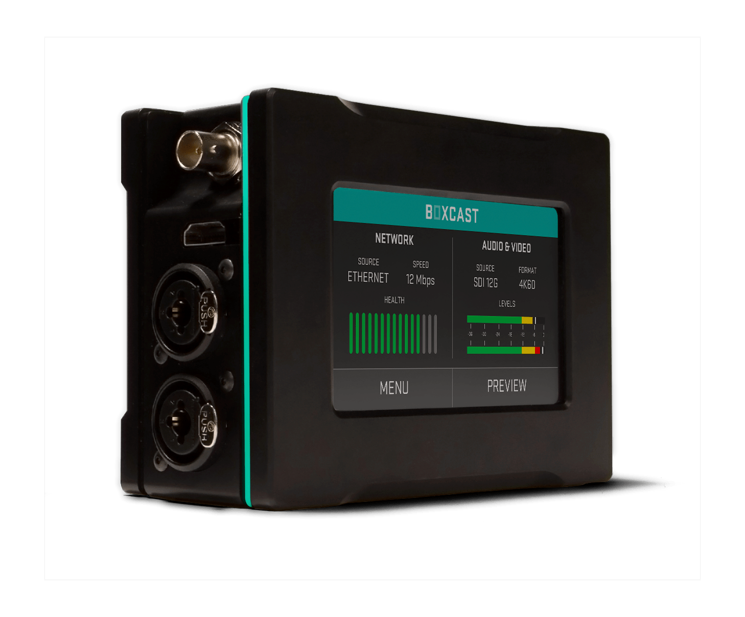 BoxCaster Pro 4K, High Frame Rate, HEVC streaming video encoder